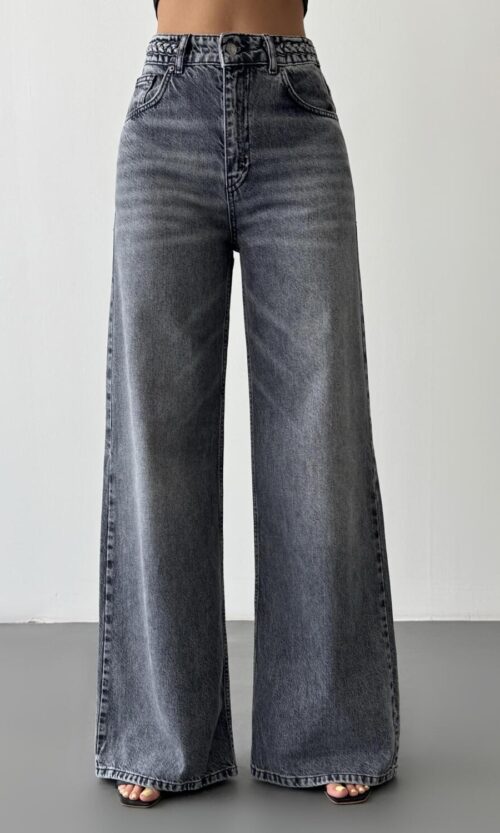 Spodnie Elodie jeans grafitowe