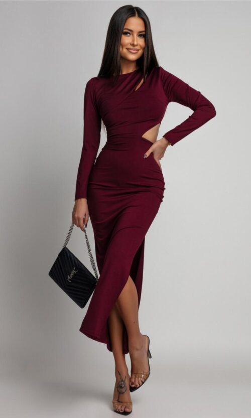 Sukienka Thalia burgundowa